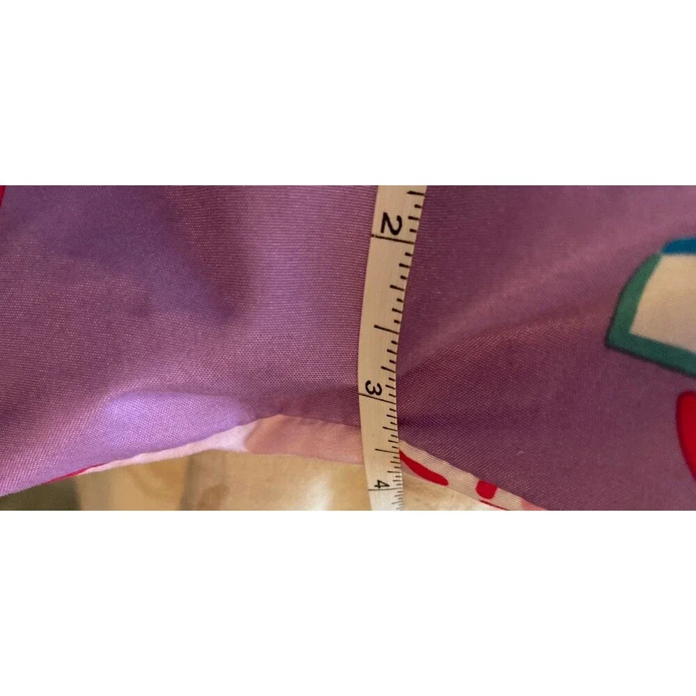 Sanrio Hello Kitty Purple Rainbow and Clouds Twin Comforter Reversible Pink
